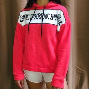 VS Pink Neon Pink Hoodie